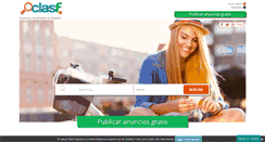 Desktop Screenshot of clasf.es
