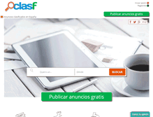 Tablet Screenshot of clasf.es